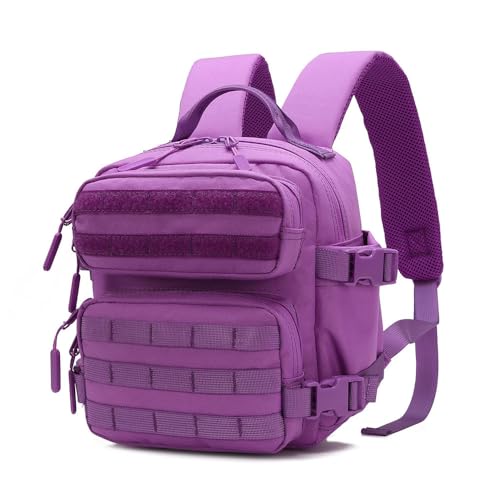 9L/20L Mini Backpack for Men and Women, Small Backpack for Gym Hiking Travel Sports Running - color: 9l-purple