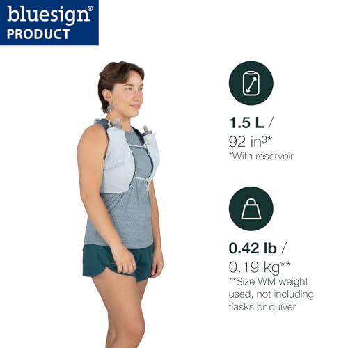 Osprey Dyna 1.5L Women's Running Hydration Vest with Hydraulics Soft Flasks - color: Black, size: Medium