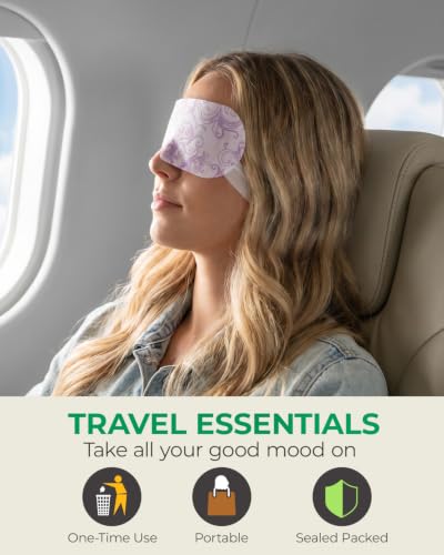 20-Pack Steam Eye Masks for Dry Eyes, Self Heating Warm Compress, 4 Flavors - color: Mixed Fragrance