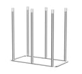 Water Bottle Drying Rack, Stainless Steel Bottle Dryer Rack, Baby Bottles Rack Dryer, Cup Drying Rack, Reusable Bag Drying Stand, Kitchen Stand Holder for Glass Bottles, Plastic Bag (Silver, Large) - color: Silver, size: Large