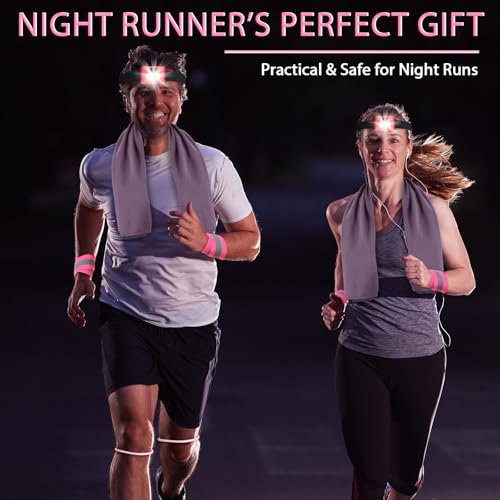 Halloscume 21 Pcs Runner Gift Set Marathon Gifts for Runners - color: Pink