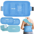 REVIX Ice Packs for Injuries, 3 Pack Set with 2 Small & 1 Large Gel Pack