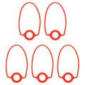 PATIKIL Silicone Water Bottle Lanyard, Reusable Tumbler Strap Water Bottle Handle Holder with Strap for Beverage Carry Traveling Take Out - color: Red