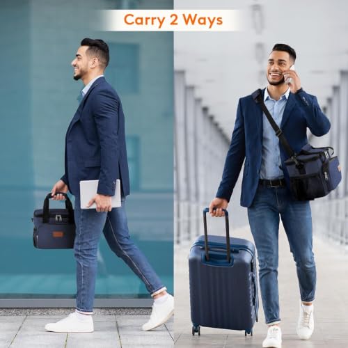 Lifewit Insulated Lunch Box for Men, Lunch Bag Cooler Women, 12-Can 9L - color: Dark Blue, size: Medium(9L)