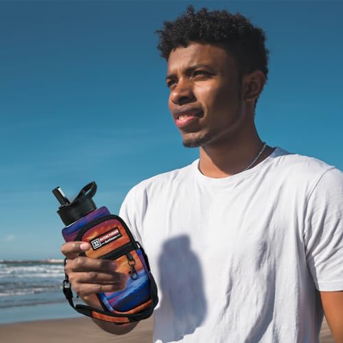NATURE PIONEOR Water Bottle Holder with Strap for 25oz/32oz/40oz/64oz