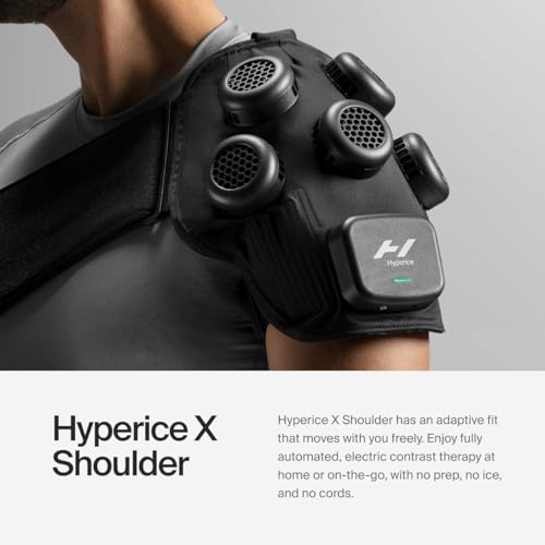Hyperice X Shoulder Device Heat and Cold Contrast Therapy Pain Inflammation