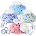 Honoson 4 Pack Reusable Ice Bag Hot Cold Bag Leakproof, Animal Style - style: Animal Style