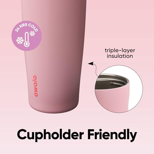 Owala FreeSip Sway Stainless Steel Water Bottle 40 oz Angel Food Cake - color: Angel Food Cake, size: 40 Ounces