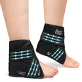 Ankle Ice Pack Wrap with Compression – Reusable Cold Gel Pack for Foot and Achilles, Dual Strap Design with Soft Plush Lining, Flexible Cold Therapy for Ankle Support - 2 Packs - style: 2 Packs