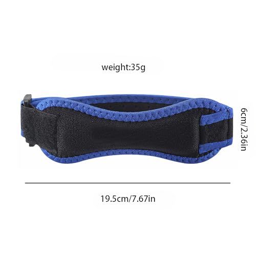 1 Pair Sports Patella Knee Strap Shock Absorbing Knee Support - color: Blue