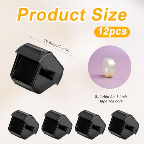 12pcs Plastic Tape Dispenser Replacement Core