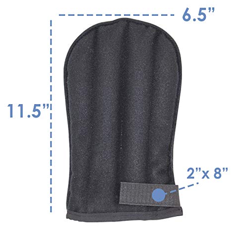 Polar Products Microwavable Universal Wrap for Chronic Pain, Cramps, Arthritis, Joint Pain | Moist Heat for Hand & Wrist | Stress & Tension Relief | Reusable Hot Pack for Sore Muscles - size: Hand & Wrist Mitt