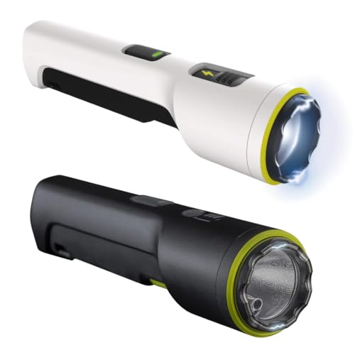 TASER StrikeLight 2 Rechargeable Self-Defense Flashlight with Painful 10 µC Stun Charge | Portable, Lightweight Protection for Running, Jogging, Pet Walking, Camping, Hiking, and Outdoors - color: White