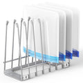 Bag Drying Rack Organizer, Metal Stand for Reusable Ziplock & Silicone Storage Bags, Rustproof Kitchen Dryer，Silver - color: Silver