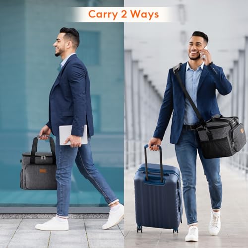 Lifewit Insulated Lunch Box for Men, Lunch Bag Cooler Women, 40-Can 24L - color: Dark Gray, size: Jumbo(24L)
