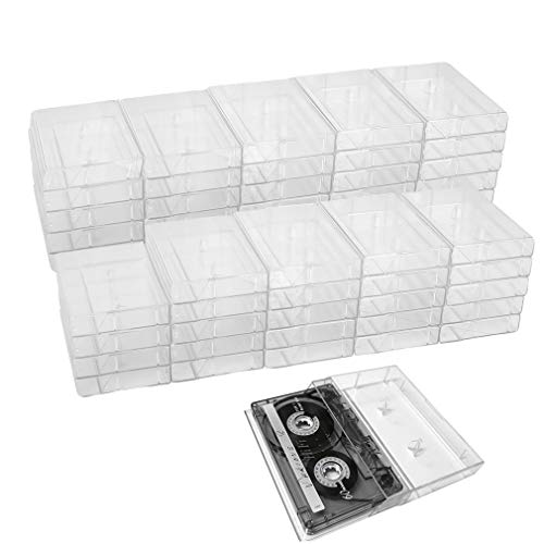 Evelots Cassette Tape Storage Cases, 2 Pack, Holds 50 Cases - size: 2-Pack (Holds 50), style: Cassette Tape Case