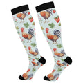 Wusikd Cute Penguin Compression Socks for Women and Men Circulation Long Socks for Athletic Running 1 - color: Multi 35