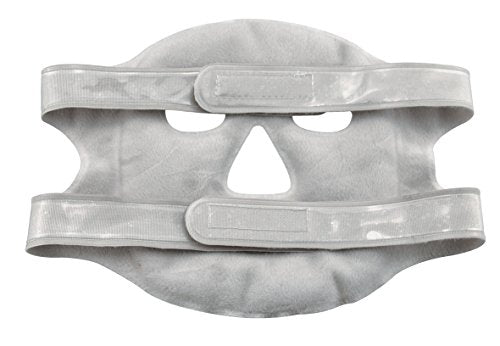 FOMI Cold Clay Facial Ice Mask | Cooling Face Mask for Acne, Swollen Face, Puffy Eyes, Dark Circles, Headache, Migraine, Sinus Relief | Fabric Backing | Natural Clay Filling (X-Large)