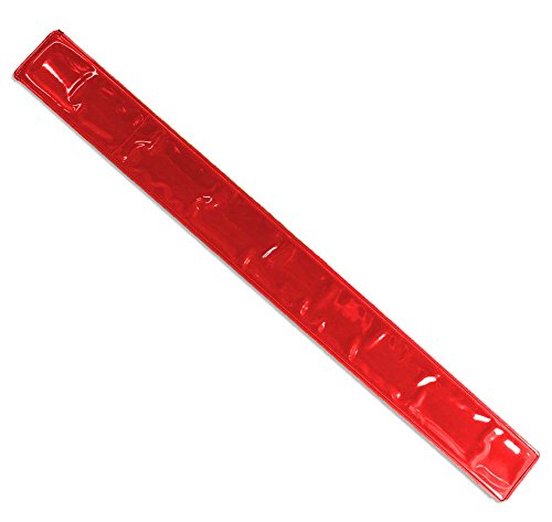 BUDDY Red Reflective Wrist Band: SF-72711-Z02 : (Pack of 2 Pcs.)