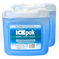 Cryopak ICEpak Hard Shell Reusable Ice Packs for Coolers and Lunch Box Use, Freezer Safe Gel Design, Professional Grade Cooling, Non-Toxic and BPA Free, Essential Travel Accessories - size: Large (2 Pack)