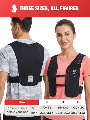 UTOBEST Running Vest Reflective Hydration Backpack 5L UTR113 - color: Vest（500ml flask included）, size: Small