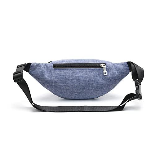 Fanny Packs for Women Men, Fashion Waist Pack Crossbody Bags Belt Bag with Adjustable Strap for Running Hiking Travel. - color: Purple-01