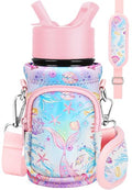 Miss Adola Kids Water Bottle Carrier, 10-18 Oz - color: Pink Fishtail