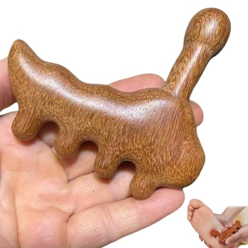 Wood Foot Massager Acupressure Tool Deep Tissue Reflexology Stick