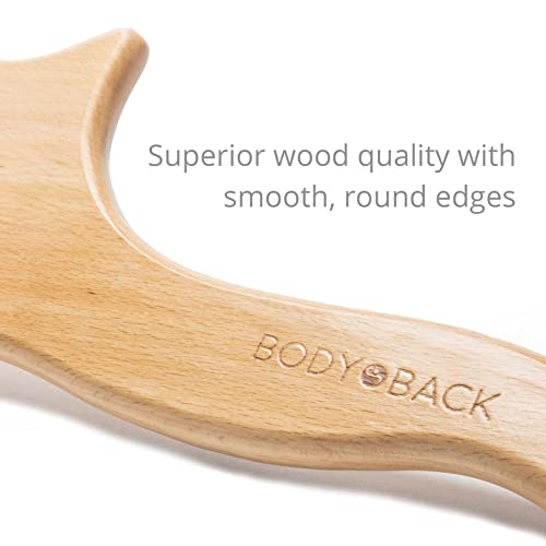 Body Back Wooden Gua Sha Massage Tool for Deep Tissue Muscle Relief Therapy - size: Gua Sha