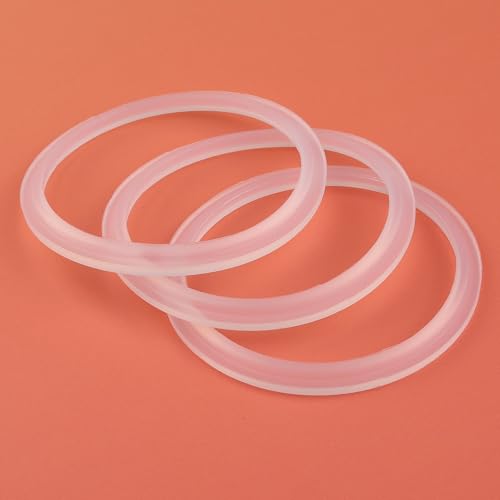 Gasket Replacement Compatible with Hydro Flask,Wide Mouth Lid-O Ring Rubber Seal For HydroFlask Wide Cap-6 Pack Replacement Silicone Seal Parts(Not For Thermoflask Spout and Straw Lid)