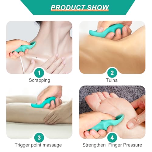 Trigger Point Massage Tool Set, 3 Pack Manual Body Massagers