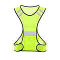TCCFCCT Reflective Running Vest, High Visibility Running Gear with Large Pocket - color: 1 Pack Mesh Yellow