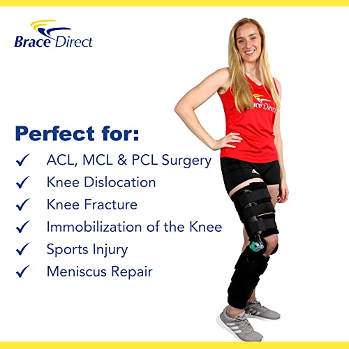 Brace Direct ROM Post-Op Telescoping Knee Brace Plus L/XL Undersleeve