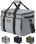 Hulongo Soft Sided Insulated Cooler Bag, 32L - color: gray