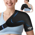 Hilph 3D Shoulder Ice Pack, Rotator Cuff Cold Therapy Wrap with Dual-Gel, M - size: Medium