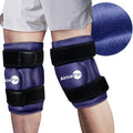AiricePac XXL Ice Pack Wrap Around Entire Knee After Surgery, Reusable Gel Large Ice Pack for Knee Injuries, Pain Relief, Swelling, Knee Surgery, Sports Injuries, 2 Pack Blue - style: XXL 2 PACK