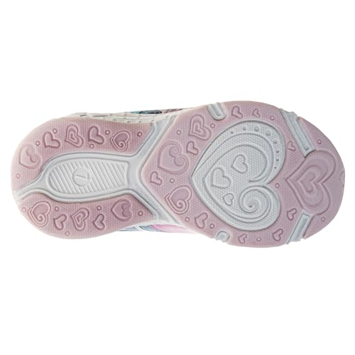 Disney Lilo & Stitch Shoes LED Light Up Sneaker Girls Toddler-Little Kids - color: Pink/Blue, size: 10 Toddler