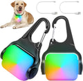 Dog Lights for Night Walking, Clip on Dog Collar Light - 3 Modes, USB-C Rechargeable, IP65 Waterproof, LED Safety Light for Running, Camping, Climbing, Bike - color: White-2pcs-4Modes