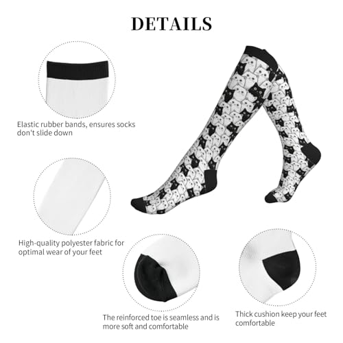 Compression Socks Circulation 15-20 Mmhg Knee High - color: Cat