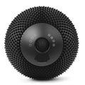 Vibrating Massage Ball with Heat, 7 Modes, Memory, 3.6 in, Black - color: Black