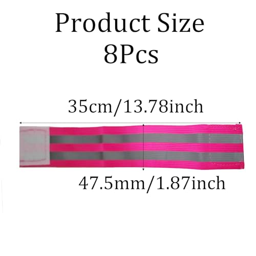 Reflective Bands for Arm - color: Pink