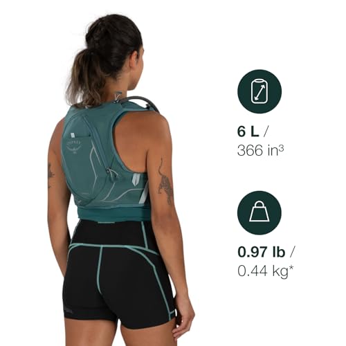 Osprey Dyna 6L Women's Running Hydration Vest with Hydraulics Reservoir - color: Kakio Pink, size: Large