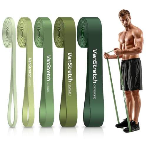 Resistance Bands for Working Out,5-Level Elastic Exercise Bands - color: Green