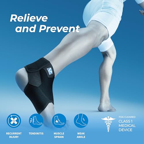 LP 768CN Adjustable Ankle Stabilizer Brace for Men & Women - color: Black, size: M