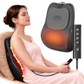Back Massager With Heat, Pain Relief For Deep Tissue,3D Lower Back Massager - color: Black