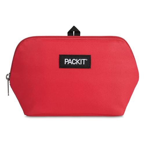 PackIt Freezable Snack Bag, Poppy - color: Poppy