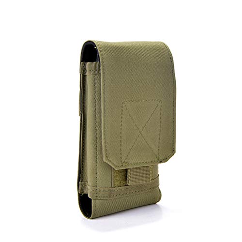 Tactical MOLLE Smartphone Holster, Universal Army Mobile Phone Belt Pouch EDC Security Pack Carry Accessory Kit Blowout Pouch Belt Loops Waist Bag Case for iPhone SE 5S Samsung Galaxy S4 Mini - color: #C (Small)