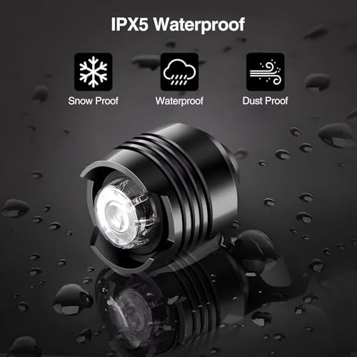 Rechargeable Clog Lights 2PCS, LED Shoe Clip Flashlight with 3 Modes, Waterproof Shoe Charm Accessories for Walking, Running, Camping – Adults & Kids (6 Colors) - color: Black