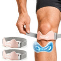 Knee Strap Patella Support Brace Silicone Pad Stryde Precision (Pink-2) - color: Pink*2