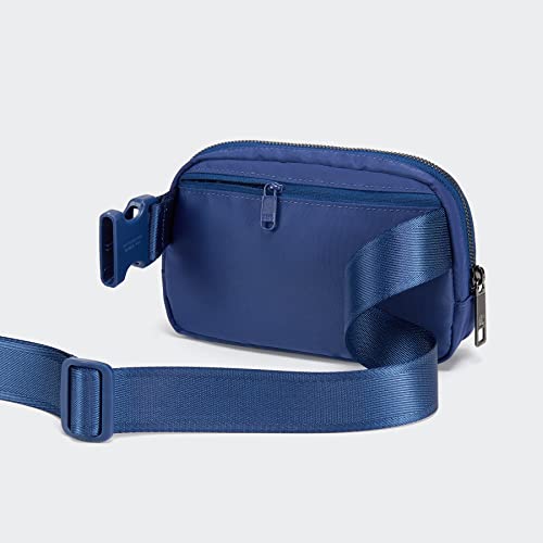 Pander Crossbody Belt Bag for Women and Men, Travel and Everyday Use - color: Blue Perennial